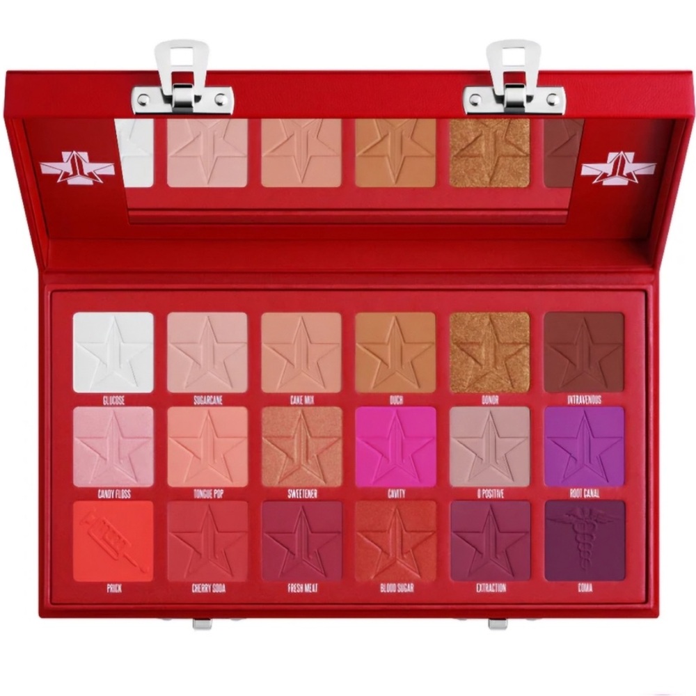 Jeffree Star Blood Sugar Eyeshadow Palette - Red and White - Picture 3 of 6
